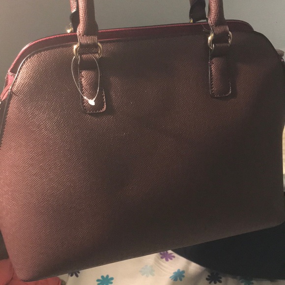 ALDO BURGUNDY BAG - Picture 2 of 3
